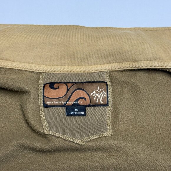 Prana Sweatshirt Mens M 21x25 Brown Full Zip - Picture 10 of 14